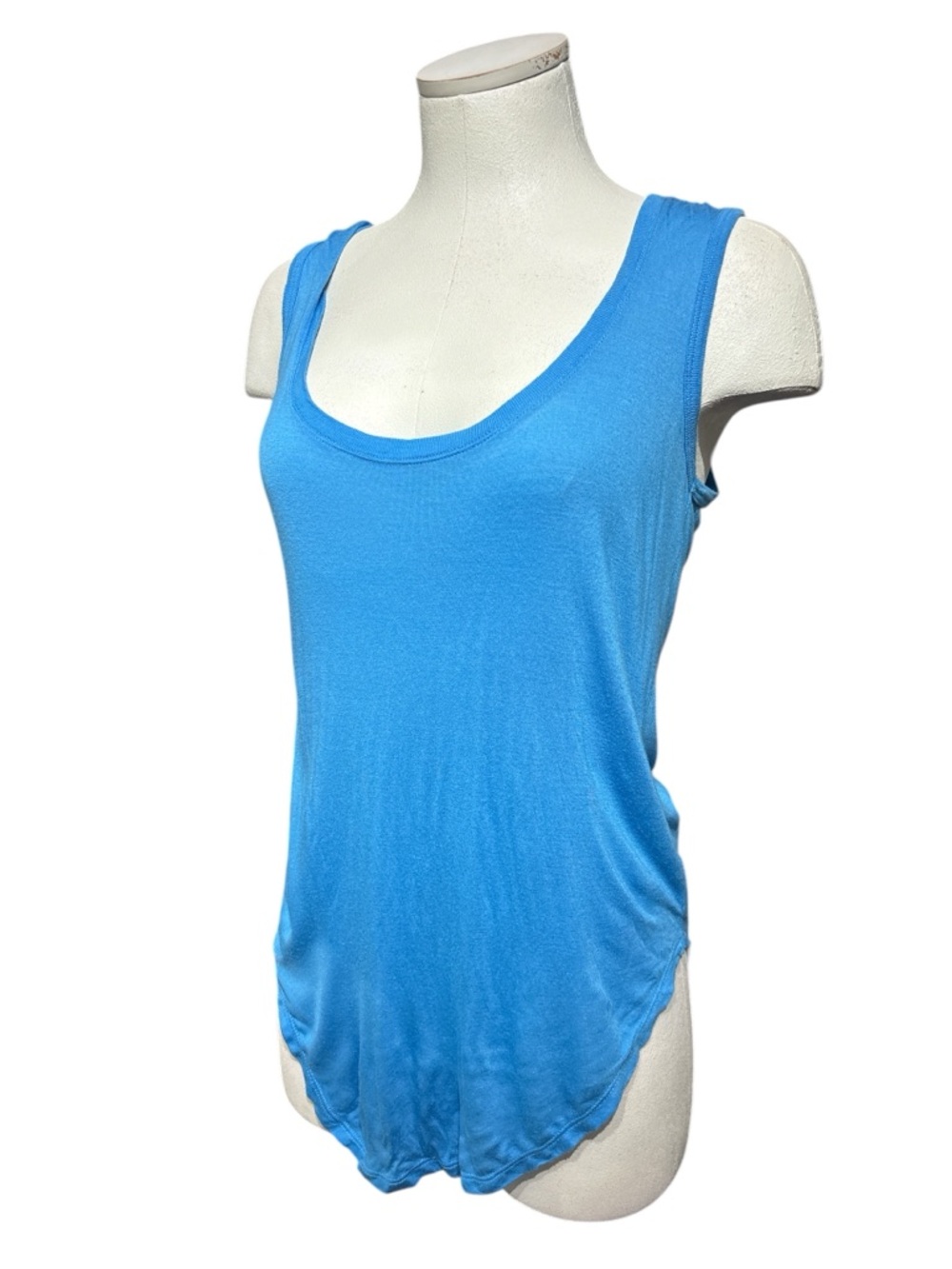 ATM Women’s Scoop Neck Tank Top in Bright Blue